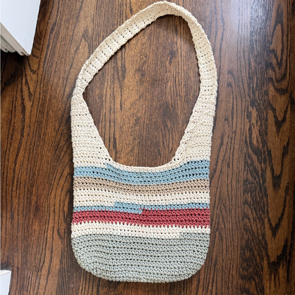 Multicolor Crochet Shoulder Bag